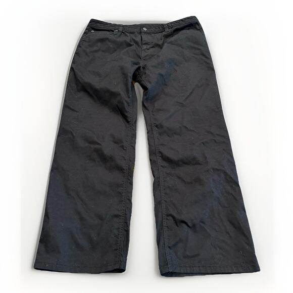 prAna Mens Black Bridger Jean Straight Slim Fit Jeans Size 40x30 Style M4BD30315 - Picture 1 of 10